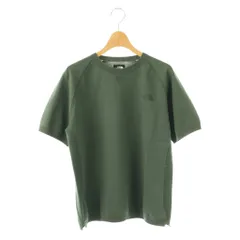 ザノースフェイス THE NORTH FACE ニット カットソー 半袖 ロゴ S モスグリーン NT12497R /DO ■GY18のサムネイル