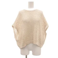 マレーラ MARELLA ニット M ベージュ メッシュ編み 半袖 /SC ■ECB005のサムネイル
