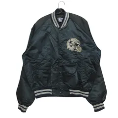 Chalk Line NFL USA製 スタジャン L 80s RAIDERS 黒 line 激レアUSA製
