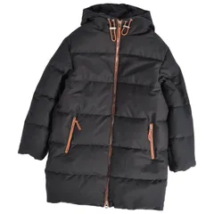 極美品 ロエベ LOEWE 22AW コート レザートリム フーデッド ダウンコのサムネイル