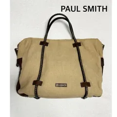 PAUL SMITH　ポールスミス　メンズ　トートバッグ　ベージュ　お出掛け　送料込み　6468720のサムネイル