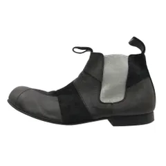 COMME des GARCONS コムデギャルソン ブーツ HOMME PLUS オムプリュス 11AW パッチワーク レザー チェルシー サイドゴア シューズ 靴 ブラック 27 27cm メンズ 【中古】のサムネイル