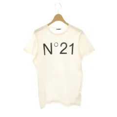 ヌメロヴェントゥーノ N°21 キッズ ロゴ 半袖 Tシャツ カットソー 14 ホワイト ブラック /ES ■OSのサムネイル
