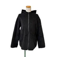ミッシェルクラン MICHEL KLEIN ジャケット 上着 フリース ジップアップ フーディ 38 チャコールグレー /TD ■ECF005のサムネイル
