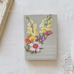 洋書 ボタニカルアート 60年代 アンティーク ビンテージ 植物図鑑 花イラスト 1950s-60s ドイツ 挿画付き「夏〜秋の庭の花」植物図鑑 Garten