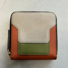 MARNI マルニ Wallet 財布 PFMOQ09U11 オレンジ、グリーン【中目黒A06】のサムネイル