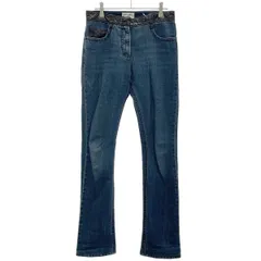 CHANEL シャネル ラムパテントスキニーデニムパンツ P31989V22199 インディゴブルー 36のサムネイル