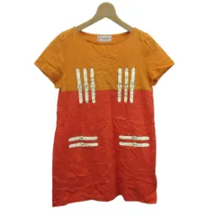ロベルタディカメリーノ Roberta di Camerino Tシャツ 11 オレンジ 半袖 ラウンドネック バックルモチーフ /KT ■ECB001のサムネイル