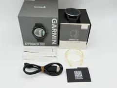【美品】GARMIN Approach S62 ブラック ガーミン アプローチ ゴルフウォッチ GPSナビのサムネイル