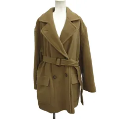 マックスマーラ ウィークエンドライン MAX MARA WEEKEND LINE コート ウール 40 ベージュ 長袖 ダブルブレスト テーラードカラー /PP ■GY18のサムネイル