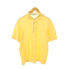 ロロピアーナ Loro Piana ポロシャツ カットソー 半袖 ペイズリー柄  L クリームイエロー オレンジ /CX ■GY50のサムネイル
