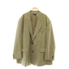 メゾンスペシャル MAISON SPECIAL 25SS Oversize Single Jacket テーラードジャケット 2B 総裏地 38 グレージュ /MY ■OS ■SHのサムネイル