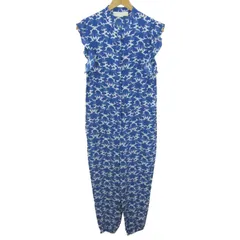 ステラマッカートニー ツナギ つなぎ オールインワン 総柄 シルク レディース 38サイズ ブルー×ホワイト Stella McCartney 【中古】のサムネイル