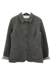 ダックス DAKS ダブルフェイス ジャケット ウール カシミヤ 38 グレー 上着 アウターのサムネイル