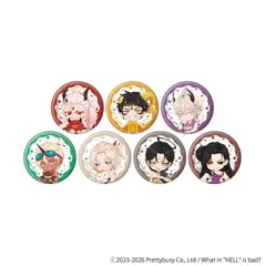 【予約】【新品】What in hell is bad？‐地獄のどこが悪い？ 缶バッジ 02 描き下ろしイラスト 7個入り1BOX【正規品】のサムネイル