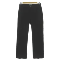 バレンシアガ BALENCIAGA センタープレス ストレートパンツ JP57 2021 02508 スラックス ストレッチ イタリア製 ウール混 ブラック 黒 38のサムネイル