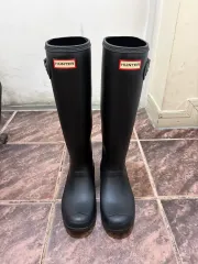 日本直販 HUNTER ORIGINAL TALL レインブーツ ブラック 250のサムネイル