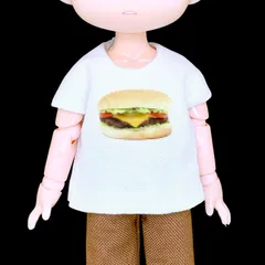 オビツ11 プリントTシャツ ハンバーガーねんどろいどどーるのサムネイル