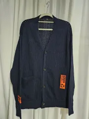 SYSTEM homme システムオム )) エンブロイダリーカーディガン 95 (ネイビー)のサムネイル