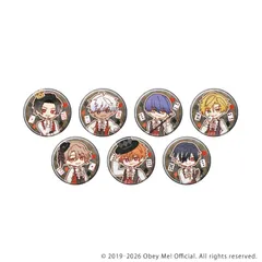 【予約】【新品】Obey Me！ Nightbringer 缶バッジ 49 トランプver. レトロアートイラスト 7個入り1BOX【正規品】のサムネイル