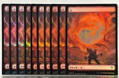MTG  ストリクスヘイヴンの秘密  SOS 基本土地 山 Mountain  日本語 フルアート FOIL 10枚セットのサムネイル