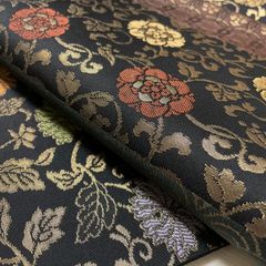 西陣高級袋帯 牡丹文様 ハギレ付 - メルカリ