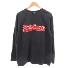 ポロジーンズ ラルフローレン POLO JEANS スウェット トレーナー S 紺 ネイビー ロゴプリント クルーネック /NL ■OOMのサムネイル