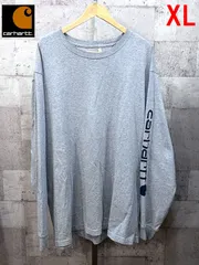 カーハート ルーズフィット 長袖Tシャツ XL グレー carhartt ロンTのサムネイル