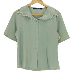 アンアナザーアンジェラス an another angelus ローズ刺繍ハシゴカットワーク衿ブラウス レディース FREE のサムネイル