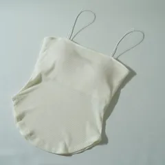 CLANE クラネ THIN CODE CAMISOLE シンコード キャミソール オフホワイト ホワイト 白のサムネイル