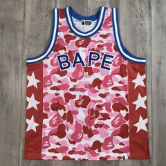ABC CAMO PINK BASKETBALL TANK TOP Mサイズ a bathing ape BAPE STAR エイプ ベイプ バスケ タンクトップ BAPE STA 迷彩 yi2のサムネイル