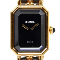シャネル プルミエール L 腕時計 H0001 ブラック ゴールド メッキ レザー オニキス レディース CHANEL【1-0279496】のサムネイル