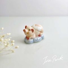 お店屋さんフェーブ フェーヴ フランス 陶器 ミニチュア - メルカリ