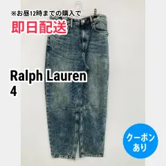 Ralph Lauren ラルフローレン デニムパンツ 4 ブルー フルレングス 無地 ワイド・ルーズ テーパード レギュラー ヴィンテージ レディースのサムネイル