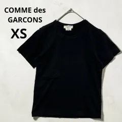 【AD2009】COMME des GARCONS コムデギャルソン インアウトデザイン レイヤード アシンメトリー 半袖Tシャツ カットソー ブラック 黒 XS 日本製 綿100% 変形 切りっぱなし レディースのサムネイル