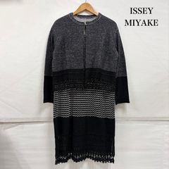 イッセイミヤケ HaaT ウール カーディガン セット アンサンブル レース
