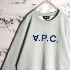 [A.P.C.] アーペーセー スウェット L グレー V.P.C. ロゴ 希少 逸品 完売モデル 入手困難 良品 メンズ レディース ユニセックス クルーネック トレーナー 定番 フレンチシック コットンのサムネイル