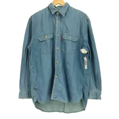 ビッグジョン BIG JOHN フラップポケット付き L/S デニムシャツ メンズ JPN：M のサムネイル