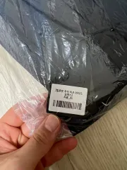 新品 バルーンフィット ツータック 비조 ワイド スラックス チャコール XLのサムネイル