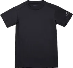 ファイテン Phiten RAKUシャツ 半袖 無地 ユニセックス ブラック 3XO Tシャツ トップス 吸汗速乾 ベタつかない フィットネス オフィス デイリー 普段着 ルームウェア  JG573109 ブラックのサムネイル