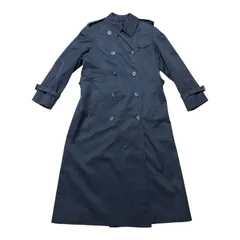  Aquascutum アクアスキュータム トレンチコート Aqua5 70s〜80s 春秋物 ブラック 黒 英国製 イングランド レディース サイズ表記なし【DD154】のサムネイル
