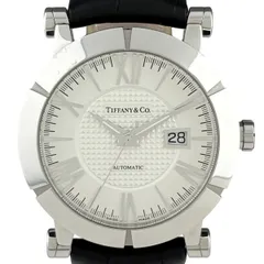【保証書】ティファニー TIFFANY&Co. アトラス Z1000.70.12A21A71A 腕時計 SS レザー 自動巻き シルバー メンズ 【中古】のサムネイル