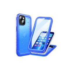 [신품] Cozycase iPhone 12 Mini용 방수 케이스 - 완전 방수 방진 2m 내충격 360도 전면 양면 경량 미군 카메라 보호 스트랩 첨부 바다 목욕 10M 수중 촬영 세탁 가능 iPhone12Mini용 케이스 - 튼튼 0