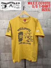美品 STUDIO D'ARTISAN ワイリー・コヨーテ Tシャツ L ステュディオ・ダ・ルチザン ワーナー ルーニーテューンズのサムネイル