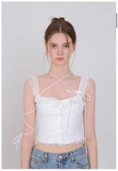 ZARA マッチング コルセット トップス エクリュ S - メルカリ