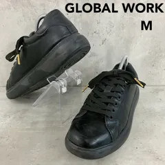 GLOBAL WORK グローバルワーク エアかるコートスニーカー GW824575PD M 23-23.5cm ブラック 黒 スニーカー シューズ 靴 ローカット カジュアル スポーツ ストリート アウトドア ファッション コーデ レディースのサムネイル