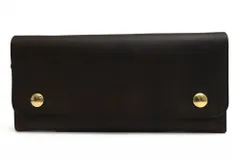 アーツアンドクラフツ／ARTS＆CRAFTS 長財布 財布 ウォレット メンズ 男性 男性用 レザー 革 本革 ダークブラウン 茶 ブラウン  ELBAMATT ACC NEW LONG WALLET ベジタブルタンニン鞣し 小銭入れあり 二つ折りのサムネイル