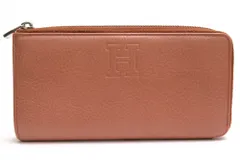 ヒロフ／HIROFU 長財布 財布 ウォレット レディース 女性 女性用 レザー 革 本革 ピンク  P25-50501 センプレ L字ファスナー シボ革 シュリンクレザー 小銭入れありのサムネイル