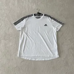 XXXL adidas アディダス 新モデル 機能性 半袖Tシャツ 白黒 白 オーバーサイズのサムネイル