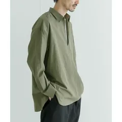 urban research THOMAS MASON スキッパーシャツ　オリーブ XLのサムネイル